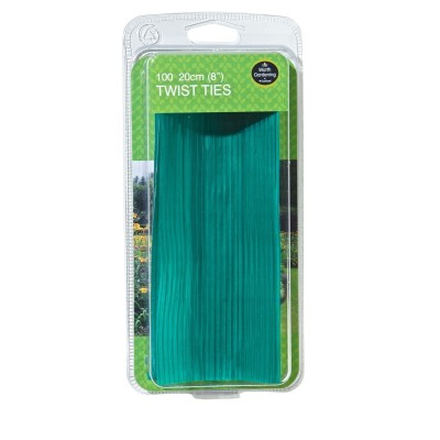 Amarras torcidas 20cm pacote de 100 Amarras torcidas 20cm pacote de 100