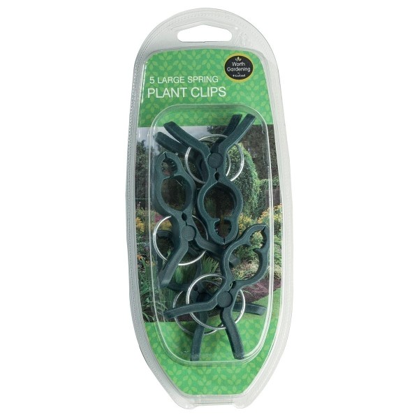 Juego de 5 pinzas grandes para plantas