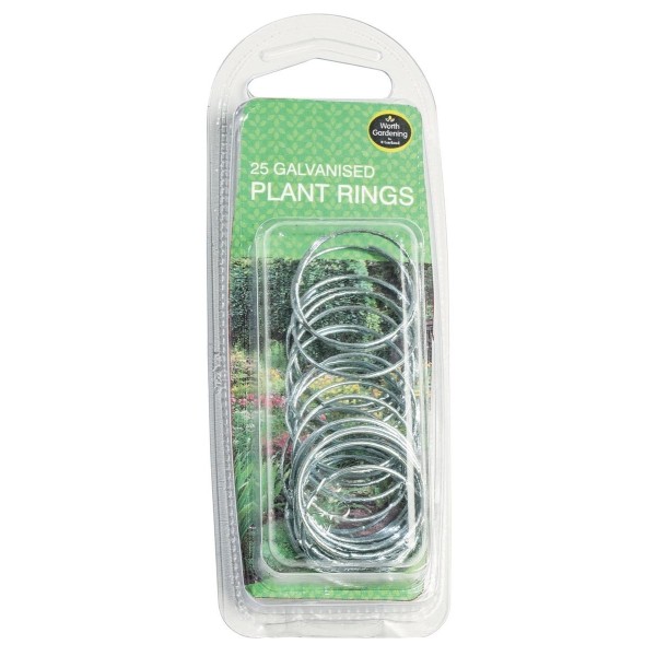 Galvanisierte Pflanzenringe Set von 25