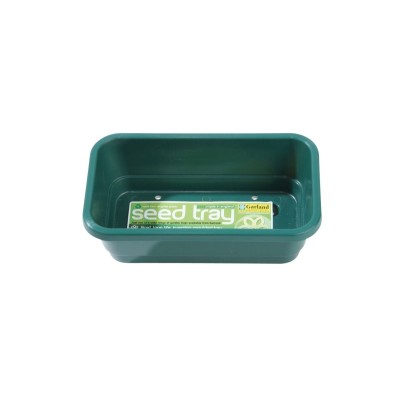 Mini bandeja de semeadura verde com furos