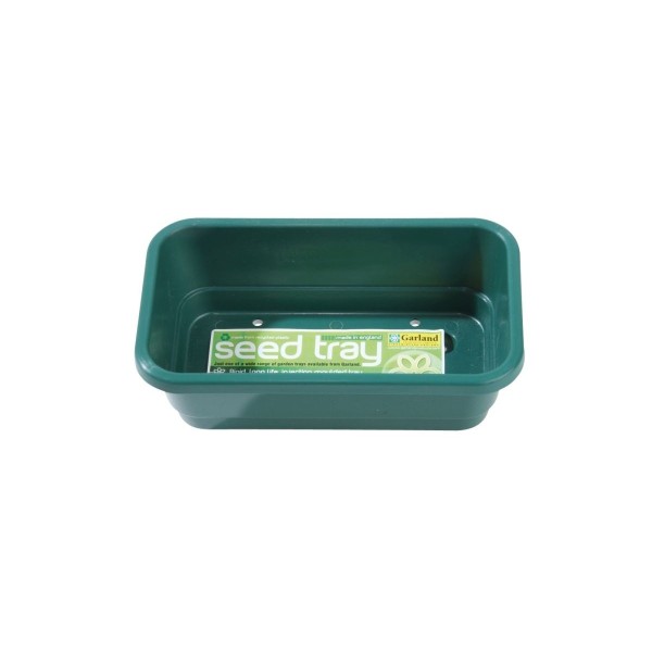 Mini bandeja de semeadura verde com furos