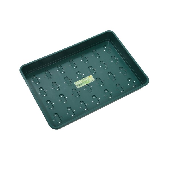 Bandeja de Sementeira XL verde com furos
