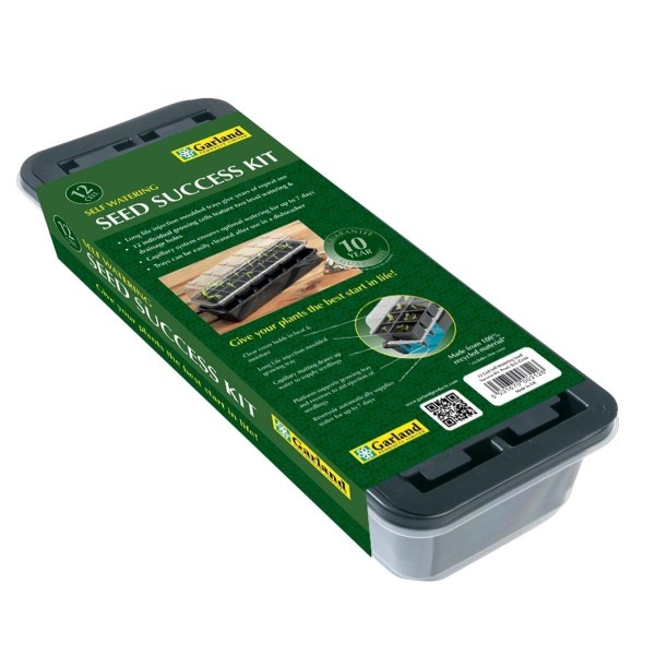 Kit de semillas con riego automático de 12 celdas
