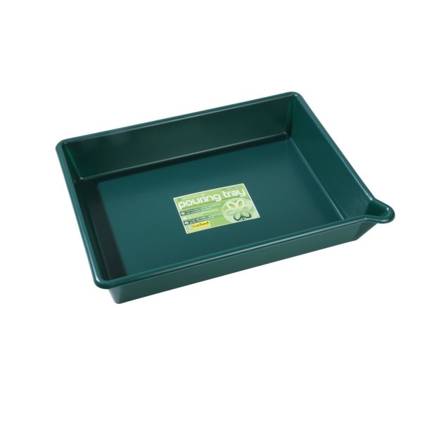 Bandeja de servir com borda verde
