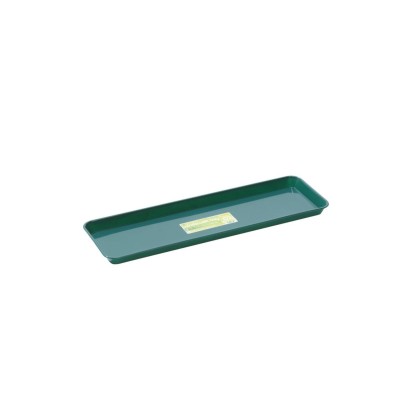 Pequena bandeja verde para peitoril de janela Pequena bandeja verde para peitoril de janela