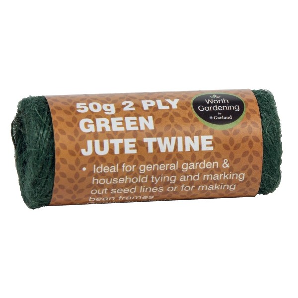 2 strands of green jute twine 50g