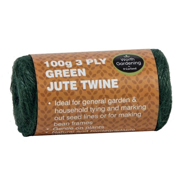 3 capas de cordel de yute verde 100g
