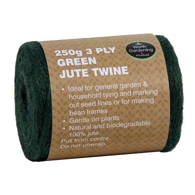 3 strands of green jute twine 250g