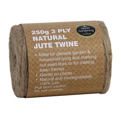 Spago di juta naturale a 3 capi 250g
