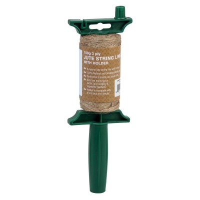 Cuerda de yute y soporte (100 g de cordel de yute natural de 3 cabos) Cuerda de yute y soporte (100 g de cordel de yute natural de 3 cabos)