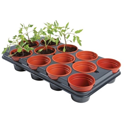 Bandeja de cultivo profissional (12 vasos de 11 cm) Bandeja de cultivo profissional (12 vasos de 11 cm)