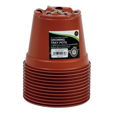 12 vasos de substituição de 11 cm para bandeja de cultivo