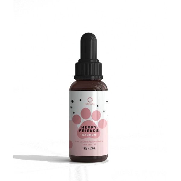 Óleo de CBD para animais 3% salmão | NOVALOA