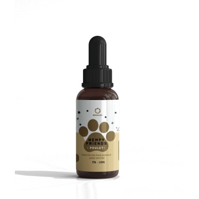 CBD-Öl für Tiere 5% Hühnergeschmack | NOVALOA