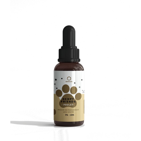 CBD-Öl für Tiere 5% Hühnergeschmack | NOVALOA