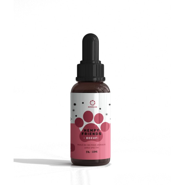 CBD Oil for Pets 5% Beef Flavor | NOVALOA