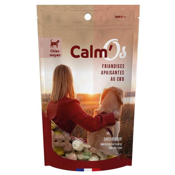 Guloseima de CBD para cães de porte médio | CALM'OS NOVALOA