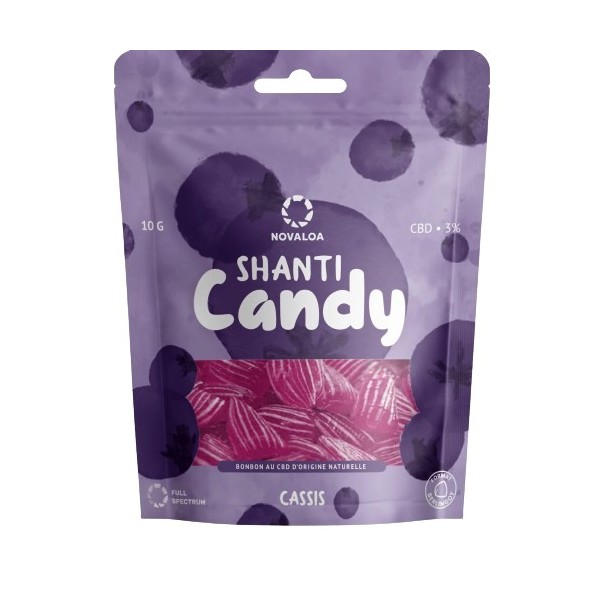 CBD blackcurrant candy | NOVALOA
