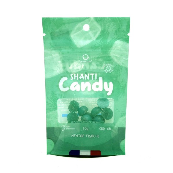 Caramella CBD menta fresca | NOVALOA