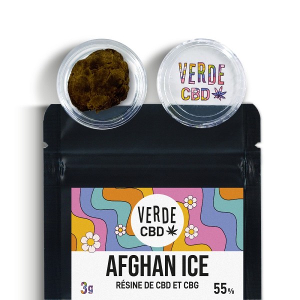 CBD & CBG Harz AFGHAN ICE | VERDE CBD