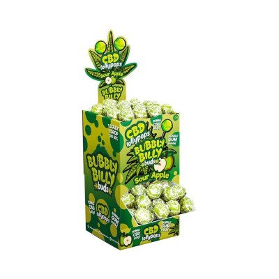 CBD Apple Lollipop - 100 pcs | BUBBLY BILLY CBD Apple Lollipop - 100 pcs | BUBBLY BILLY