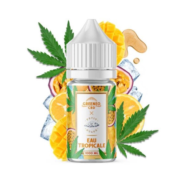 CBD e-liquid tropical water | GREENEO nicotine-free