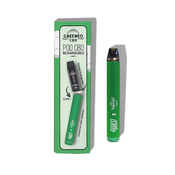 Caneta vaporizadora CBD 10% OG Kush | GREENEO sem nicotina