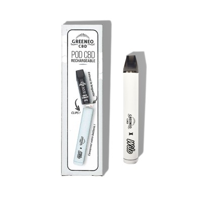 Caneta vaporizadora CBD 10% White Window | GREENEO sem nicotina