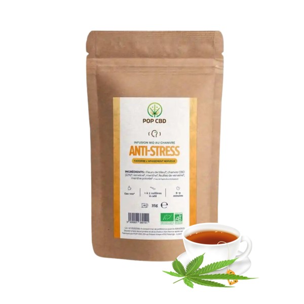 Bio CBD-Tee gegen Stress - lose | POP CBD