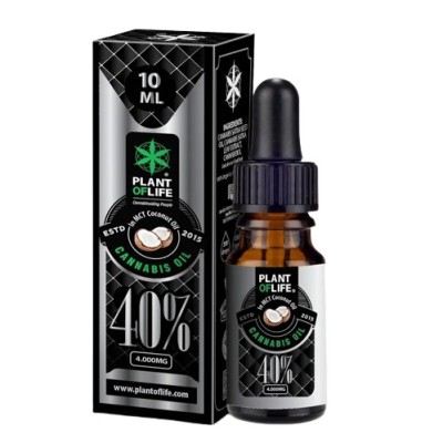 Óleo de CBD 40% espectro completo coco | PLANT OF LIFE Óleo de CBD 40% espectro completo coco | PLANT OF LIFE