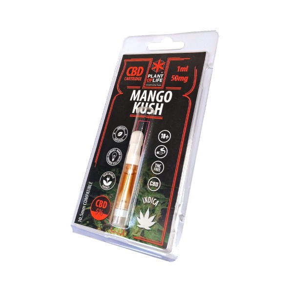 CBD E-Liquid-Kartusche Mango Kush | PLANT OF LIFE nikotinfrei