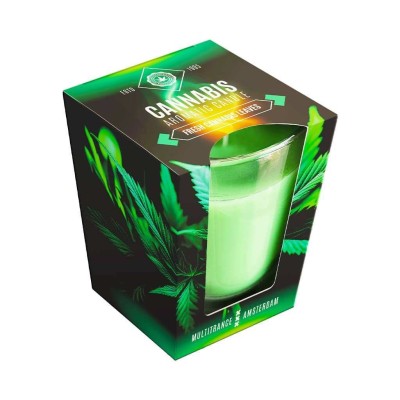 Vela perfumada Hojas Frescas de Cannabis | MULTITRANCE Vela perfumada Hojas Frescas de Cannabis | MULTITRANCE