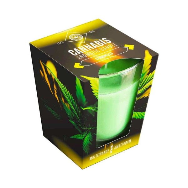 Vela perfumada de Cannabis Citronella | MULTITRANCE