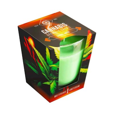 Duftkerze Cannabis Sandelholz | MULTITRANCE Duftkerze Cannabis Sandelholz | MULTITRANCE