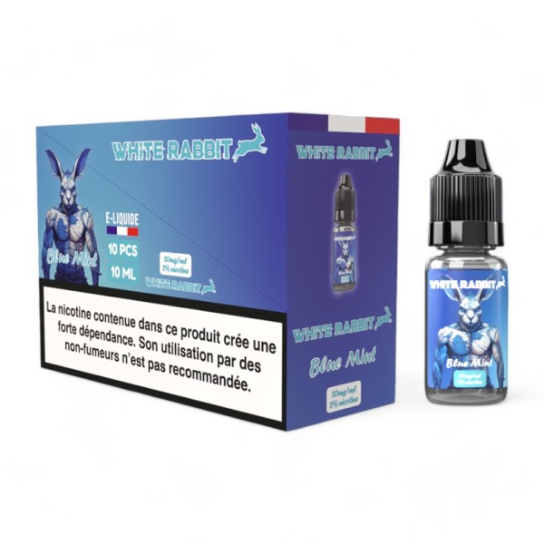 E-líquido White Rabbit 2% Menta Azul 10ml