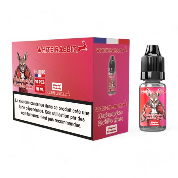 E-Liquid White Rabbit 2% Wassermelonen-Kaugummi 10ml