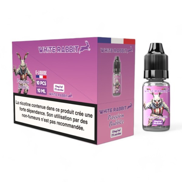 E-líquido White Rabbit 2% Passion Bubble 10ml