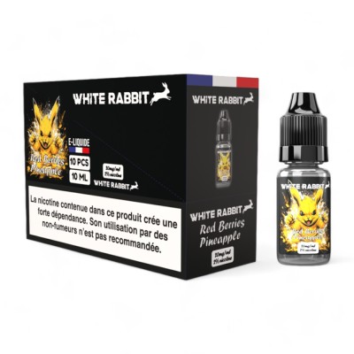 E-liquid White Rabbit 2% Red Berries Pineapple 10ml E-liquid White Rabbit 2% Red Berries Pineapple 10ml