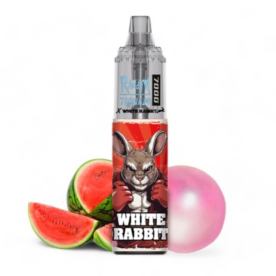 Puff White Rabbit Tornado 7000 Chiclete de Melancia Puff White Rabbit Tornado 7000 Chiclete de Melancia