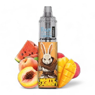 Puff Tornado 7000 Weißer Hase Mango Pfirsich Wassermelone Puff Tornado 7000 Weißer Hase Mango Pfirsich Wassermelone