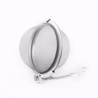 Infusor de chá em aço inoxidável com malha de 7 cm