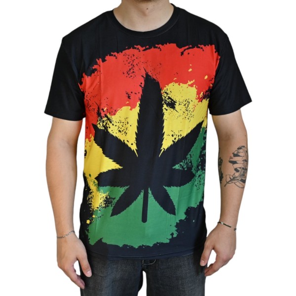 Camiseta Cannabis Rasta