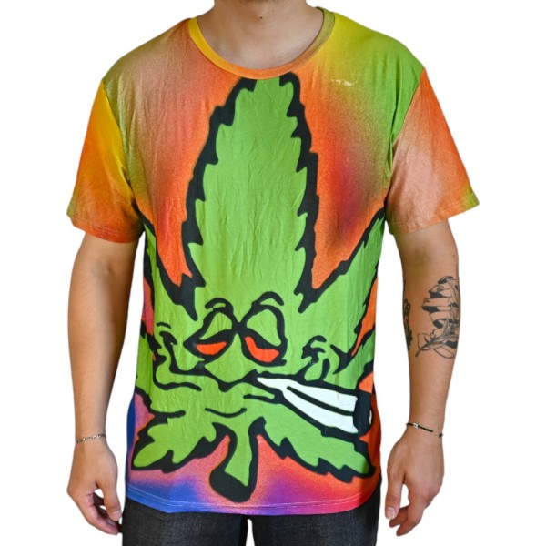 Multicolored Cannabis T-shirt