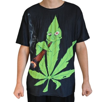 Cannabis Leaf Cartoon T-shirt Cannabis Leaf Cartoon T-shirt