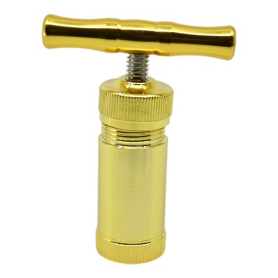 Pressa per polline dorata in zinco 8,6 cm Pressa per polline dorata in zinco 8,6 cm