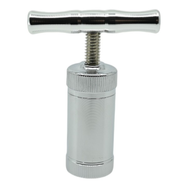 Pressa per polline in zinco argentato - Cilindro da 2,8 cm