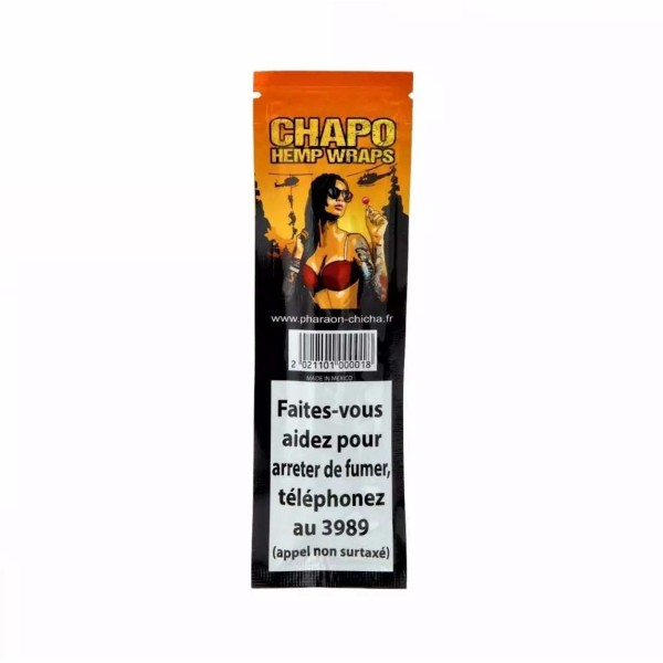 Enrolados de Cânhamo Blunt Chapo Sabor Madrina
