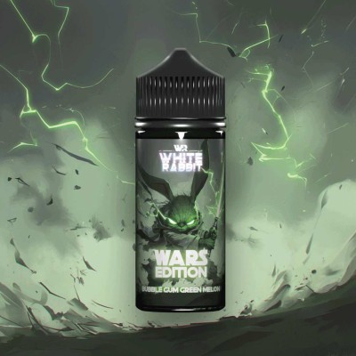 E-Líquido White Rabbit Wars Edition Chiclete Melão Verde E-Líquido White Rabbit Wars Edition Chiclete Melão Verde