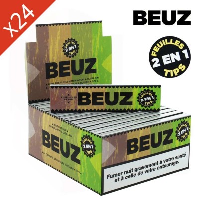 Caixa com 24 cadernos Beuz Brown Slim King Size + Filtros Caixa com 24 cadernos Beuz Brown Slim King Size + Filtros