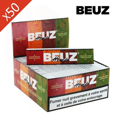 Caixa com 50 seda Beuz Hemp Bio King Size Caixa com 50 seda Beuz Hemp Bio King Size